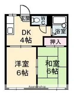 グリーンハイツ山根【203号室】の間取り