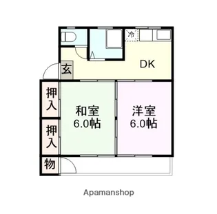トキワ荘8【535号室】の間取り