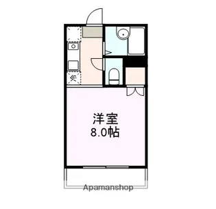 1Rの間取り画像