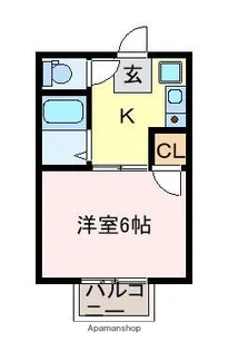 コスモビラ【203号室】の間取り