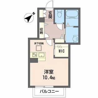 シャーメゾン・悠【1階】の間取り