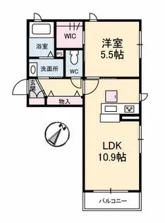 シャーメゾンFOURTEEN【1階】の間取り