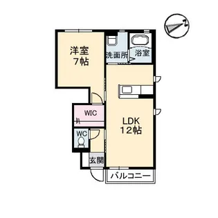 スプリングス【1階】の間取り