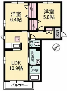 シャーメゾン上郷【1階】の間取り