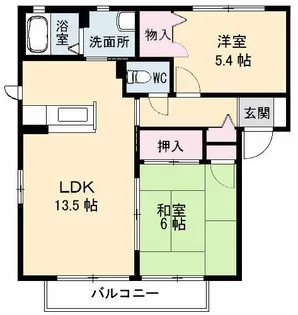 メゾン・ド・セリーヌ Ⅰ【2階】の間取り