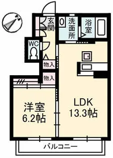 シャーメゾン ル・コンフォール【1階】の間取り