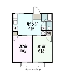 ハイツささき【202号室】の間取り