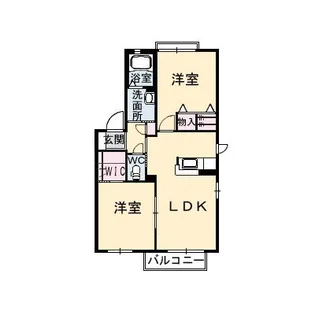 シャーメゾンヴェルジュール Ⅰ棟【2階】の間取り