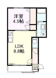POSH【102号室】の間取り