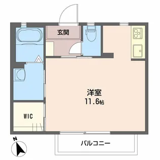 シャーメゾンHARUKA【2階】の間取り