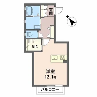 シャーメゾン真締川【2階】の間取り