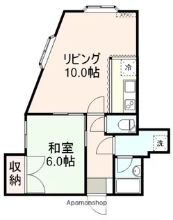 オレンジハイツ【106号室】の間取り