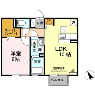 パーク・サンライト【1階】の間取り