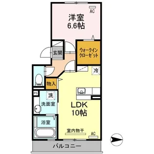 ボヌール コート.【3階】の間取り