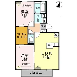 リビングタウン常盤公園 B棟【3階】の間取り