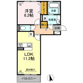 アヴァンティ コート【3階】の間取り
