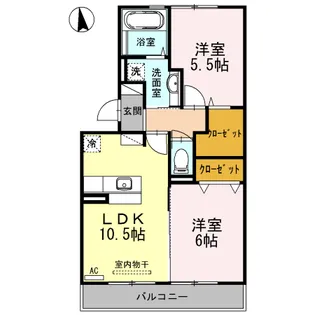 ボナール【1階】の間取り