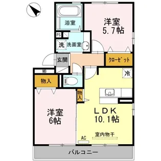フェリックス【3階】の間取り