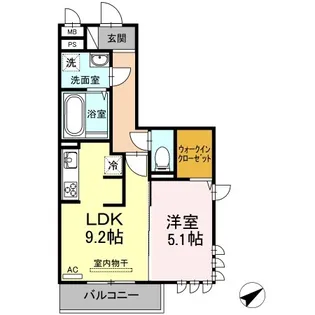 エレガント【3階】の間取り