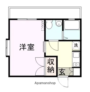 メゾンアイビーⅡ【114号室】の間取り