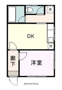 ひまわりハイツ【203号室】の間取り