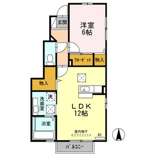 ダルメシアン ハウス【1階】の間取り