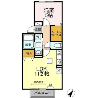 セジュール鵬舟ZII【1階】の間取り