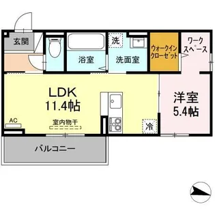 リヴェール【3階】の間取り