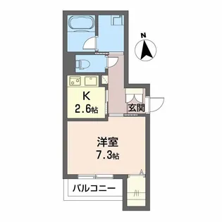 シャーメゾン アーブル【1階】の間取り