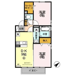 セントポーリアⅣ【2階】の間取り