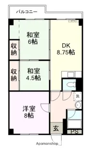 沼第二コーポ【105号室】の間取り