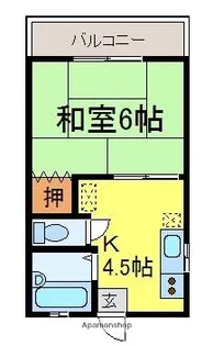 VILLAハイツ【202号室】の間取り