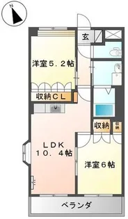 アバンティ【1階】の間取り