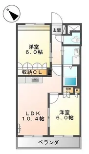 アバンティ【1階】の間取り