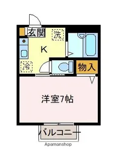 ディアス21【102号室】の間取り