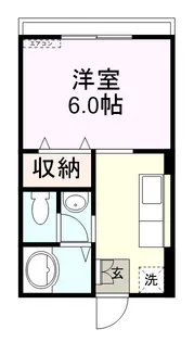 エレガンスヒルズB【208号室】の間取り