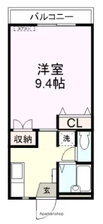 リヴァージュ【103号室】の間取り