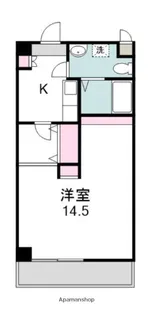 流川壱番館【302号室】の間取り