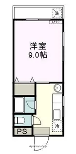 パルセシガ【205号室】の間取り