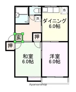 アコード深川【101号室】の間取り
