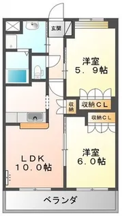 モンシェリーミューズ【2階】の間取り