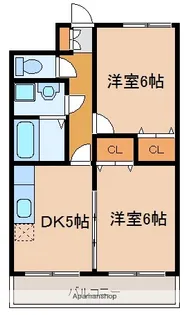 ルネッサマツモト【207号室】の間取り