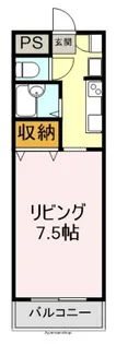 日神パレステージ宇部【510号室】の間取り