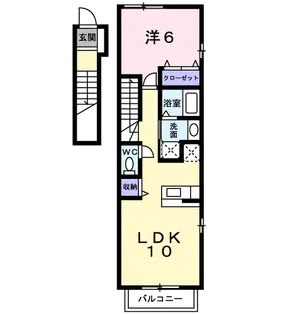 メルベーユ・ヴィラ【2階】の間取り