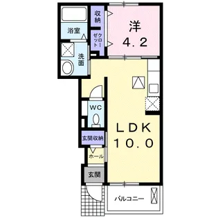 ファミールC【1階】の間取り