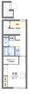 レオパレスなごみ【205号室】の間取り