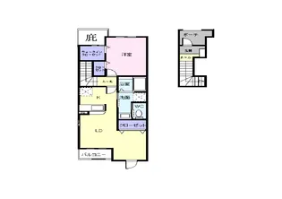 サン・ジュネスⅡ【2階】の間取り