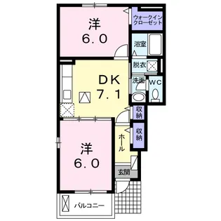 ペスカ・トーレ【1階】の間取り