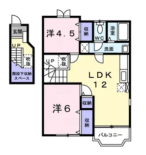 MAISON・Kー1【2階】の間取り