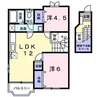 グローブ・レジデンスA【2階】の間取り